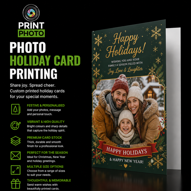 Photo Holiday Card Printing