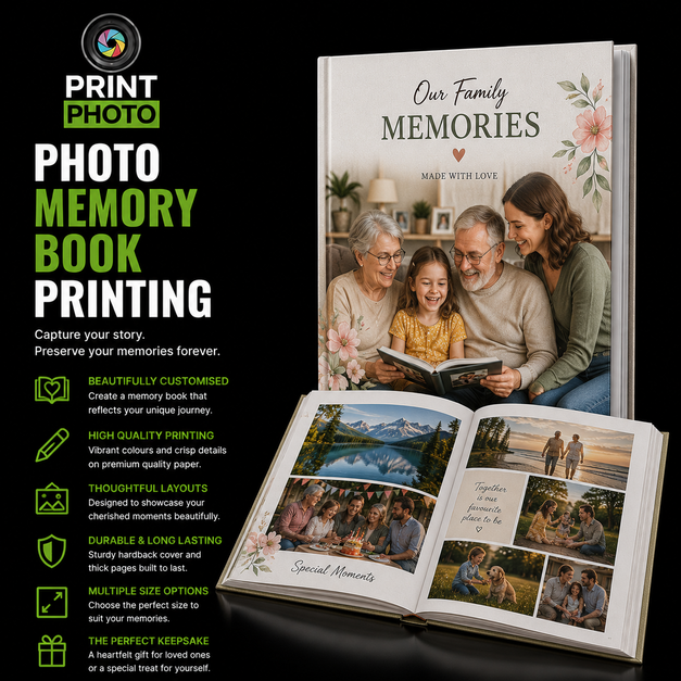 Photo Memory Book Printing