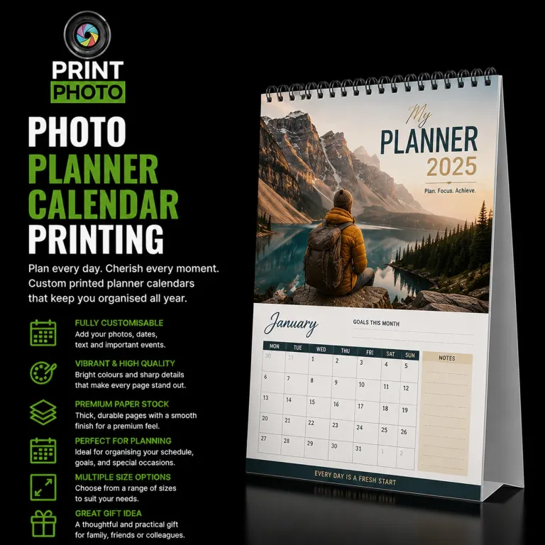 Photo Planner Calendar Printing