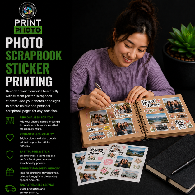 Photo Scrapbook Sticker Printing