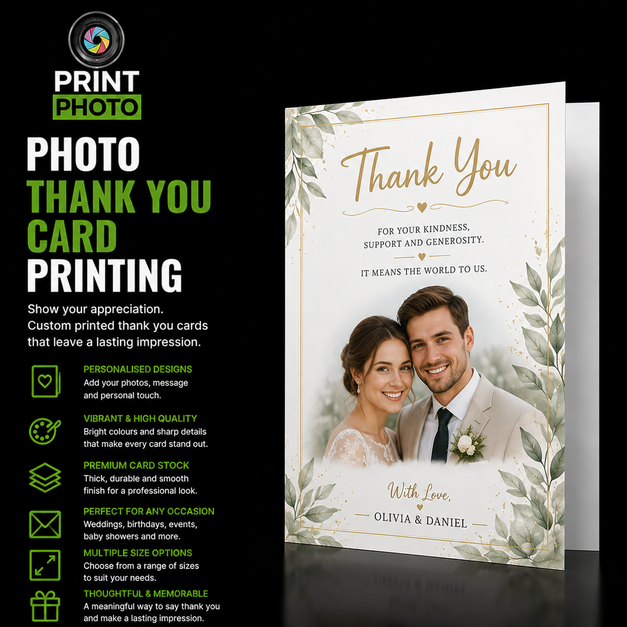 Photo Thank You Card Printing